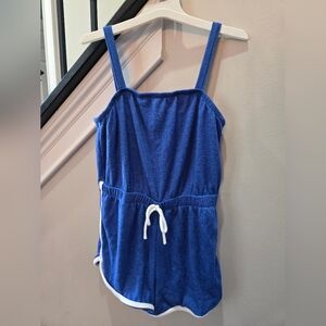 Art Class Blue Romper, Girls S (6/7)